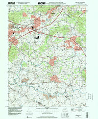 Terre Hill Pennsylvania Historical topographic map, 1:24000 scale, 7.5 X 7.5 Minute, Year 1999