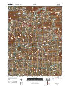 Terre Hill Pennsylvania Historical topographic map, 1:24000 scale, 7.5 X 7.5 Minute, Year 2010