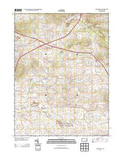 Terre Hill Pennsylvania Historical topographic map, 1:24000 scale, 7.5 X 7.5 Minute, Year 2013