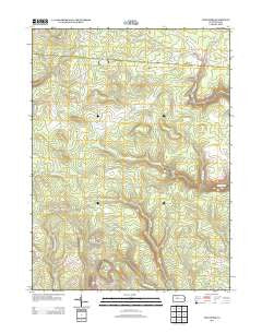The Knobs Pennsylvania Historical topographic map, 1:24000 scale, 7.5 X 7.5 Minute, Year 2013