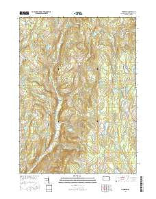 Thompson Pennsylvania Current topographic map, 1:24000 scale, 7.5 X 7.5 Minute, Year 2016