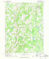 Thompson Pennsylvania Historical topographic map, 1:24000 scale, 7.5 X 7.5 Minute, Year 1968