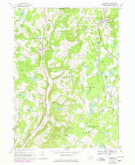 Thompson Pennsylvania Historical topographic map, 1:24000 scale, 7.5 X 7.5 Minute, Year 1968