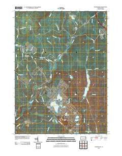 Thornhurst Pennsylvania Historical topographic map, 1:24000 scale, 7.5 X 7.5 Minute, Year 2010