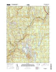 Thornhurst Pennsylvania Current topographic map, 1:24000 scale, 7.5 X 7.5 Minute, Year 2016