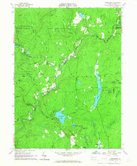 Thornhurst Pennsylvania Historical topographic map, 1:24000 scale, 7.5 X 7.5 Minute, Year 1965