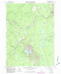 Thornhurst Pennsylvania Historical topographic map, 1:24000 scale, 7.5 X 7.5 Minute, Year 1965