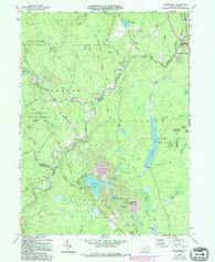 Thornhurst Pennsylvania Historical topographic map, 1:24000 scale, 7.5 X 7.5 Minute, Year 1965