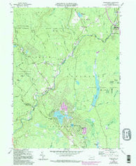 Thornhurst Pennsylvania Historical topographic map, 1:24000 scale, 7.5 X 7.5 Minute, Year 1965