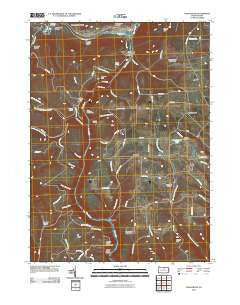 Tiadaghton Pennsylvania Historical topographic map, 1:24000 scale, 7.5 X 7.5 Minute, Year 2010