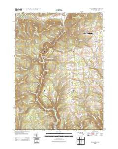 Tiadaghton Pennsylvania Historical topographic map, 1:24000 scale, 7.5 X 7.5 Minute, Year 2013