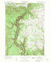 Tiadaghton Pennsylvania Historical topographic map, 1:24000 scale, 7.5 X 7.5 Minute, Year 1946