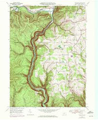 Tiadaghton Pennsylvania Historical topographic map, 1:24000 scale, 7.5 X 7.5 Minute, Year 1946