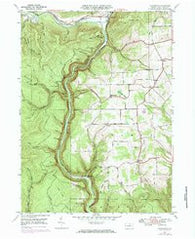 Tiadaghton Pennsylvania Historical topographic map, 1:24000 scale, 7.5 X 7.5 Minute, Year 1946