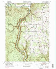 Tiadaghton Pennsylvania Historical topographic map, 1:24000 scale, 7.5 X 7.5 Minute, Year 1946