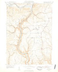 Tiadaghton Pennsylvania Historical topographic map, 1:24000 scale, 7.5 X 7.5 Minute, Year 1948