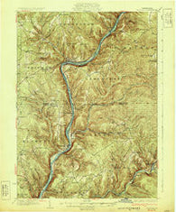 Tidioute Pennsylvania Historical topographic map, 1:62500 scale, 15 X 15 Minute, Year 1930