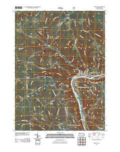 Tidioute Pennsylvania Historical topographic map, 1:24000 scale, 7.5 X 7.5 Minute, Year 2011