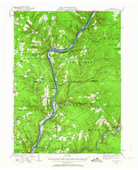 Tidioute Pennsylvania Historical topographic map, 1:62500 scale, 15 X 15 Minute, Year 1927