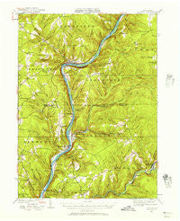 Tidioute Pennsylvania Historical topographic map, 1:62500 scale, 15 X 15 Minute, Year 1927