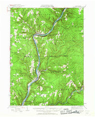Tidioute Pennsylvania Historical topographic map, 1:62500 scale, 15 X 15 Minute, Year 1927