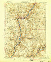Tidioute Pennsylvania Historical topographic map, 1:62500 scale, 15 X 15 Minute, Year 1930