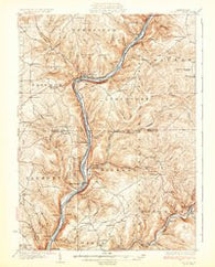 Tidioute Pennsylvania Historical topographic map, 1:62500 scale, 15 X 15 Minute, Year 1930