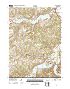 Tioga Pennsylvania Historical topographic map, 1:24000 scale, 7.5 X 7.5 Minute, Year 2013