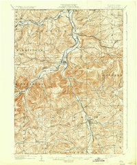 Tioga Pennsylvania Historical topographic map, 1:62500 scale, 15 X 15 Minute, Year 1902