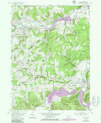Tioga Pennsylvania Historical topographic map, 1:24000 scale, 7.5 X 7.5 Minute, Year 1954