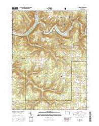 Tionesta Pennsylvania Current topographic map, 1:24000 scale, 7.5 X 7.5 Minute, Year 2016
