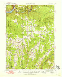 Tionesta Pennsylvania Historical topographic map, 1:62500 scale, 15 X 15 Minute, Year 1922