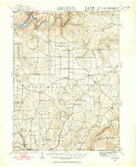 Tionesta Pennsylvania Historical topographic map, 1:62500 scale, 15 X 15 Minute, Year 1922