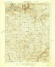 Tionesta Pennsylvania Historical topographic map, 1:62500 scale, 15 X 15 Minute, Year 1924