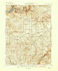Tionesta Pennsylvania Historical topographic map, 1:62500 scale, 15 X 15 Minute, Year 1924