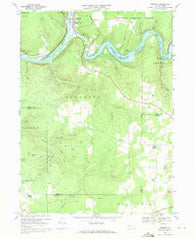 Tionesta Pennsylvania Historical topographic map, 1:24000 scale, 7.5 X 7.5 Minute, Year 1967