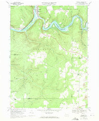 Tionesta Pennsylvania Historical topographic map, 1:24000 scale, 7.5 X 7.5 Minute, Year 1967