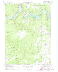 Tionesta Pennsylvania Historical topographic map, 1:24000 scale, 7.5 X 7.5 Minute, Year 1967