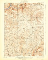 Tionesta Pennsylvania Historical topographic map, 1:62500 scale, 15 X 15 Minute, Year 1924