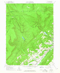 Tipton Pennsylvania Historical topographic map, 1:24000 scale, 7.5 X 7.5 Minute, Year 1963