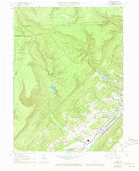 Tipton Pennsylvania Historical topographic map, 1:24000 scale, 7.5 X 7.5 Minute, Year 1963