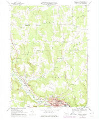 Titusville North Pennsylvania Historical topographic map, 1:24000 scale, 7.5 X 7.5 Minute, Year 1968