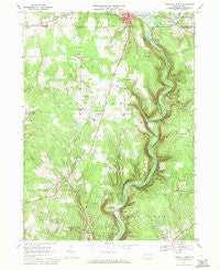 Titusville South Pennsylvania Historical topographic map, 1:24000 scale, 7.5 X 7.5 Minute, Year 1968