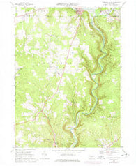 Titusville South Pennsylvania Historical topographic map, 1:24000 scale, 7.5 X 7.5 Minute, Year 1968
