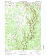 Titusville South Pennsylvania Historical topographic map, 1:24000 scale, 7.5 X 7.5 Minute, Year 1968
