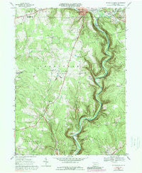 Titusville South Pennsylvania Historical topographic map, 1:24000 scale, 7.5 X 7.5 Minute, Year 1968