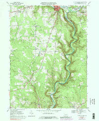 Titusville South Pennsylvania Historical topographic map, 1:24000 scale, 7.5 X 7.5 Minute, Year 1968