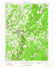 Titusville Pennsylvania Historical topographic map, 1:62500 scale, 15 X 15 Minute, Year 1927