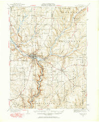 Titusville Pennsylvania Historical topographic map, 1:62500 scale, 15 X 15 Minute, Year 1927