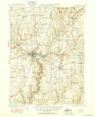 Titusville Pennsylvania Historical topographic map, 1:62500 scale, 15 X 15 Minute, Year 1933